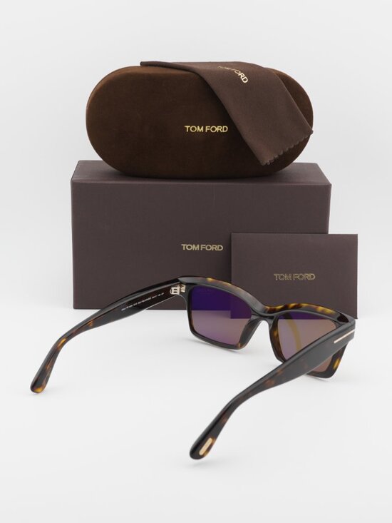 Tom Ford Mikel FT1085 52H Rectangle Sunglasses - Havana / Brown Polarized main image 9